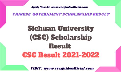 csc scholarship results|csc results 2022.
